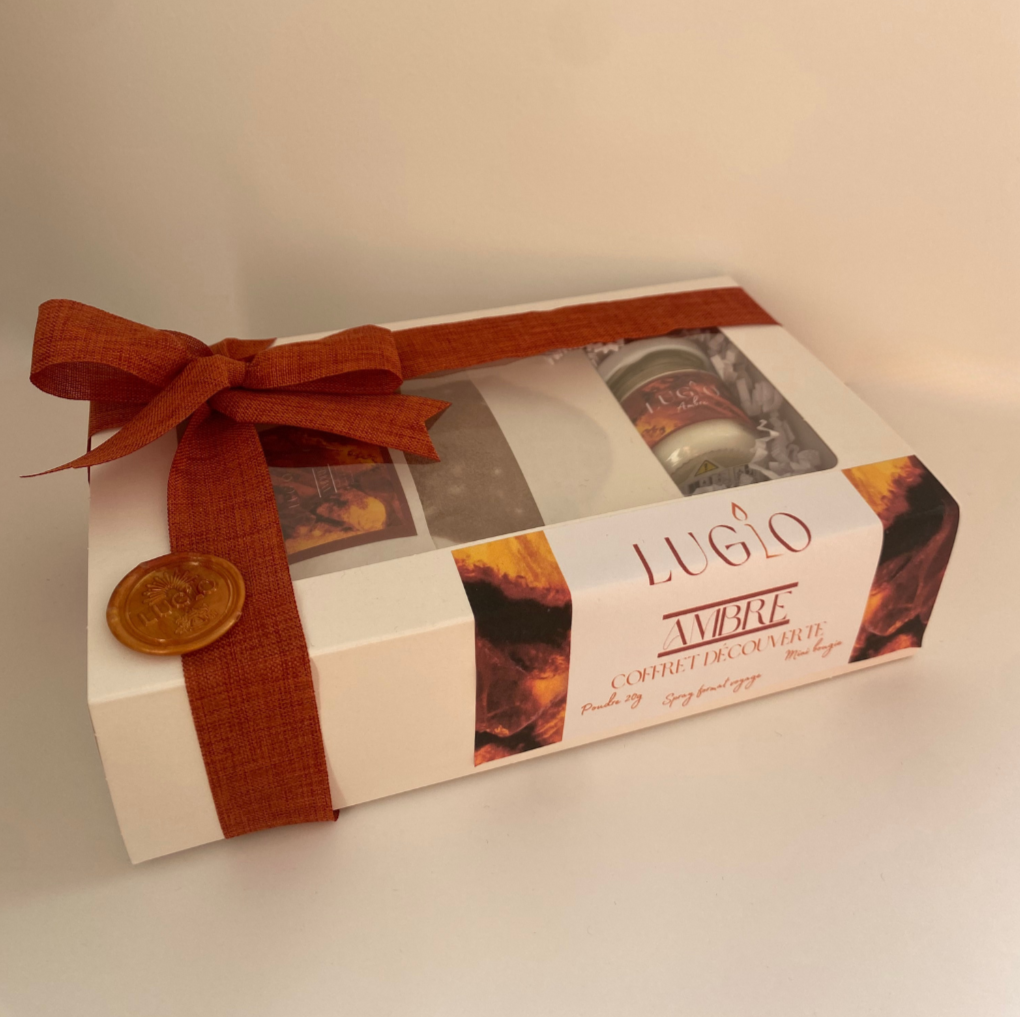 Petit coffret découverte ambre